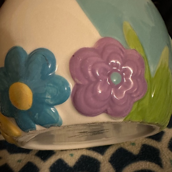 BLOSSOMS & BLOOMS CERAMIC LIDDED EASTER EGG
COOKIE JAR - Picture 8 of 13
